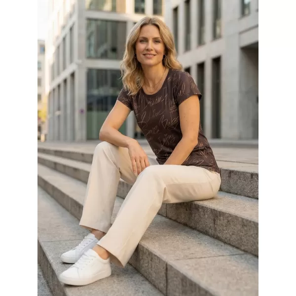  Damen Freizeitshirt Premium ALTISPORT VOJ/ALW084TR06 BRAUN 