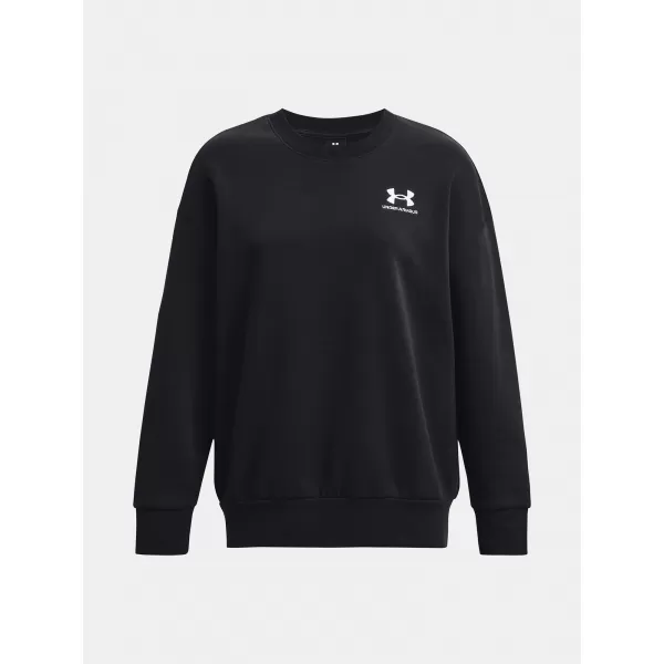  Damen-Sweatshirt UNDER ARMOUR ESSENTIAL FLC OS CREW 1379475-001 SCHWARZ 