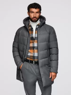 Jacke OMBRE OM-JALJ-0264 GRAU