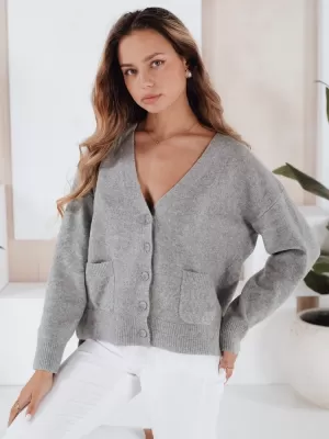 Damen Cardigan DSTREET MY2509 DUNKELGRAU