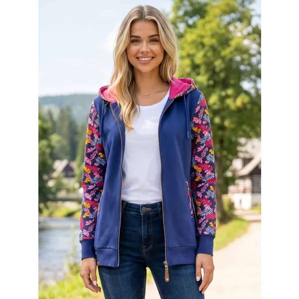  Damen-Sweatshirt ALTISPORT GALAH DUNKELBLAU 