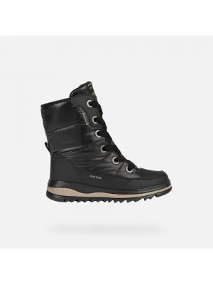 Winterstiefel für Mädchen GEOX ADELHIDE AB J16EWA0LVBCC9999 SCHWARZ