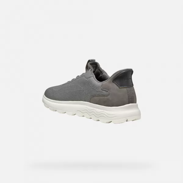  Herren-Sneaker GEOX SPHERICA PLUS DUNKELGRAU 