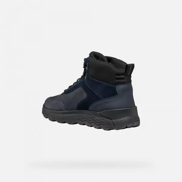  Herren-Stiefeletten GEOX SPHERICA 4X4 ABX DUNKELBLAU 