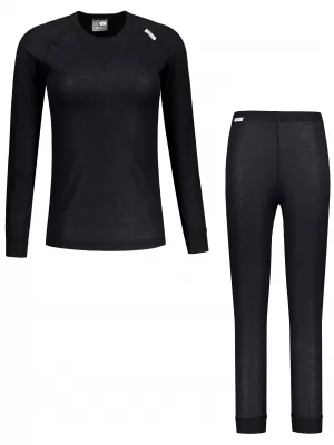 Thermo-Set für Damen ALTISPORT GOLDA SCHWARZ