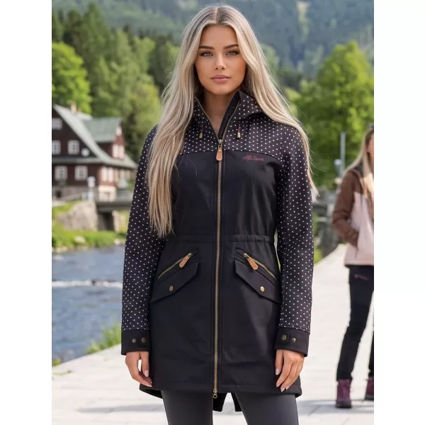  Frauen -Softshelljacke für Frauen ALTISPORT GEMEE SCHWARZ 