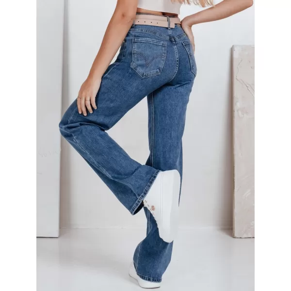  Damenhosen DSTREET UY2770 BLAU 
