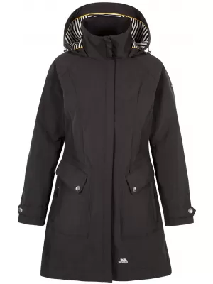 Damenmantel TRESPASS RAINY DAY SCHWARZ