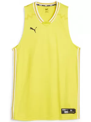 Herren-Tanktop PUMA HOOPS TEAM GAME JERSEY 67662805 CYBER-GELB