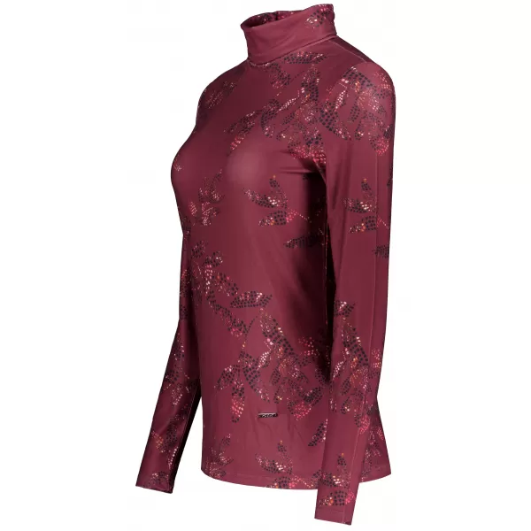  Damen-T-Shirt ALTISPORT GERDA BURGUND 