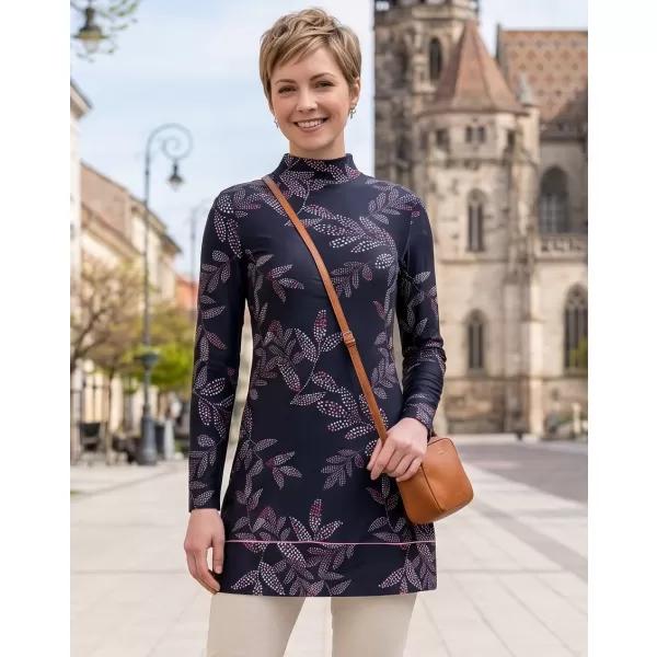 Rollkragenpullover für Damen ALTISPORT GWENITH SCHWARZ