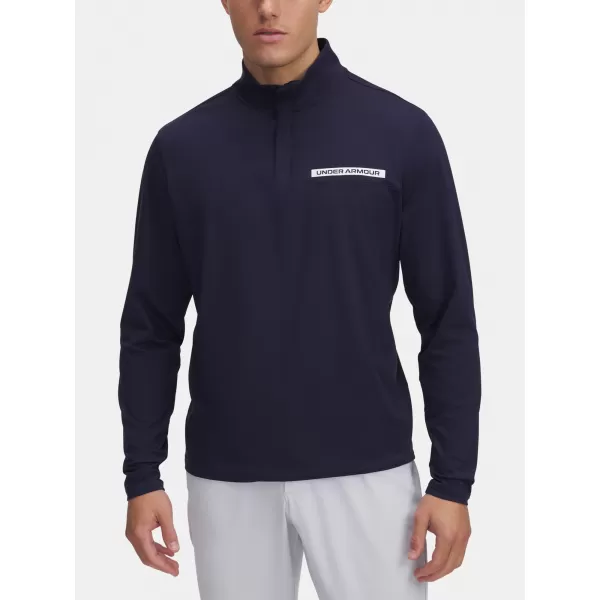  Herren-Sweatshirt UNDER ARMOUR UA T2G 1/4 ZIP 1389878-410 BLAU 