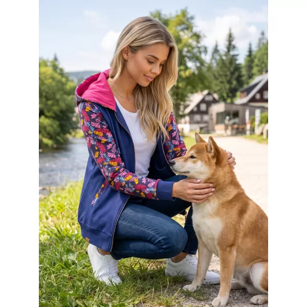  Damen-Sweatshirt ALTISPORT GALAH DUNKELBLAU 