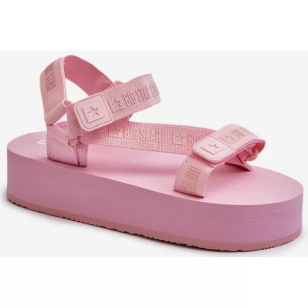  Damen-Plateausandalen BIG STAR NN274A041 ROSA Big Star Shoes 