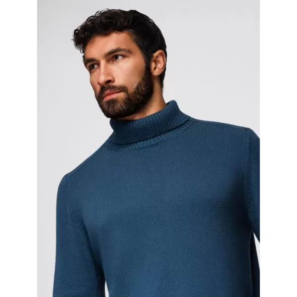  Herrenpullover OMBRE OM-SWTN-0163 DUNKELBLAU 