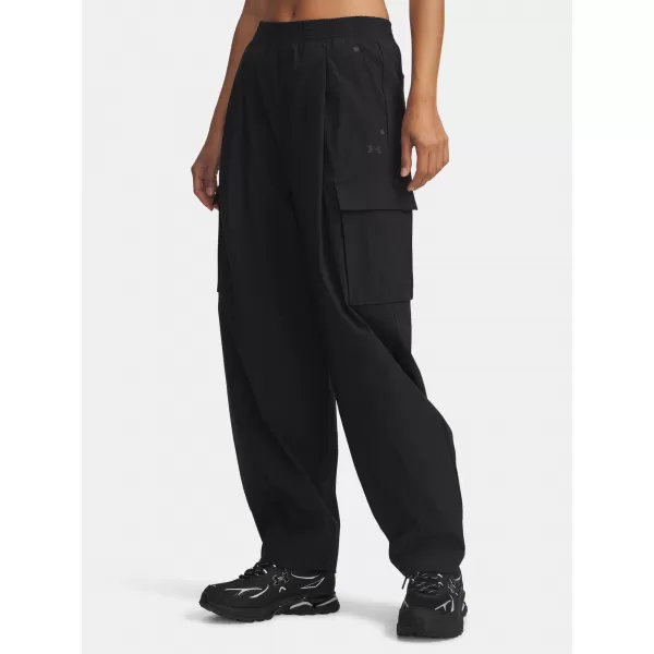  Sporthose für Damen UNDER ARMOUR UA UNSTOPPABLE RSTOP CARGO 6007025-001 SCHWARZ 