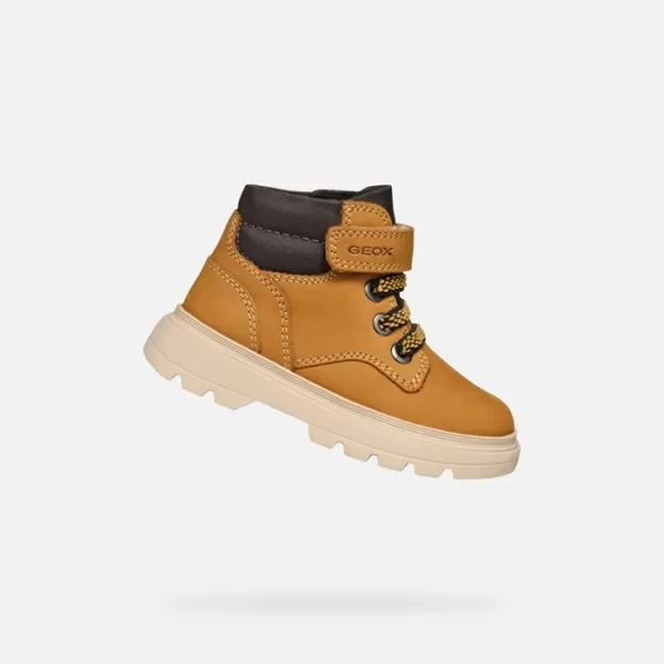  Stiefeletten für Jungen GEOX KIDDARTAH BERNSTEIN 