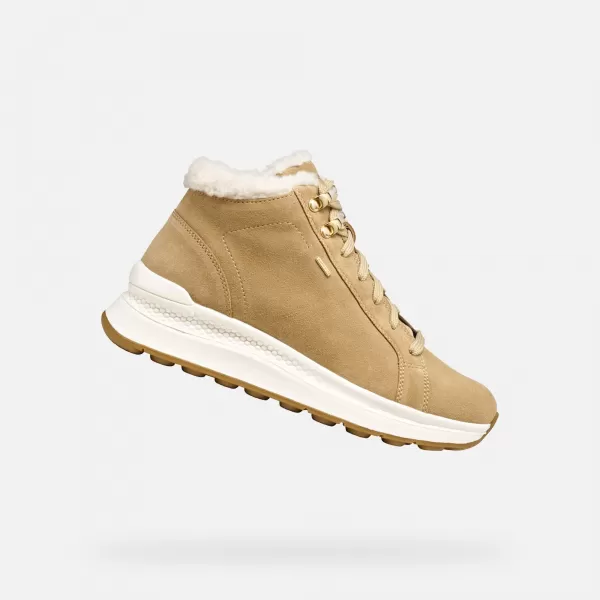 Damen-Sneaker GEOX SPHERICA ACTIF X2 G009706 HELLBRAUN 