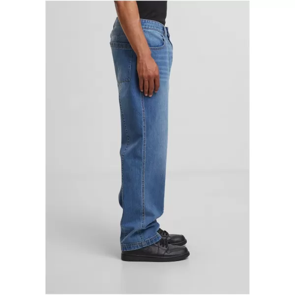  Herrenjeans URBAN CLASSICS TB7605 MITTELTIEFBLAU GEWASCHEN 