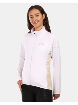 Fleece-Sweatshirt für Damen KILPI JUNIE-W ZL0207KI WEIß