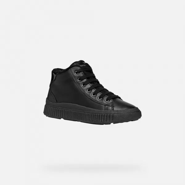  Mädchen-Sneaker GEOX LAQUINNY J46M3G00085C9999 SCHWARZ 