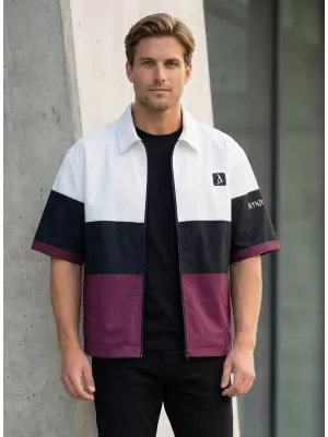 Premium-Herrenhemd ALTISPORT VOJ/ALM051KOS01 BURGUND