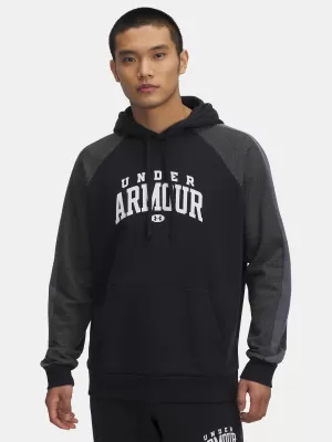 Herren-Sweatshirt UNDER ARMOUR RIVAL FLC CB HOOD SCHWARZ