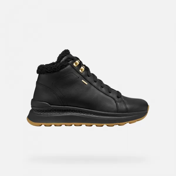  Damen-Sneaker GEOX SPHERICA ACTIF X2 G009708 SCHWARZ 