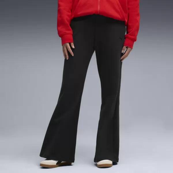  Damen PUMA HER COMFORT HIGH-WAIST STRAIGHT PANTS FL OP 63301001 PUMA SCHWARZ 