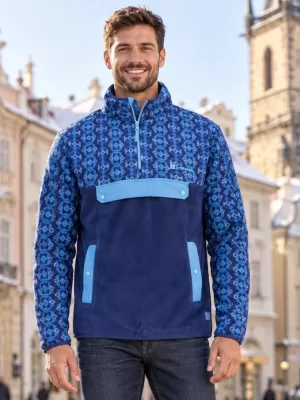Fleece-Sweatshirt für Herren ALTISPORT GARM BLAU