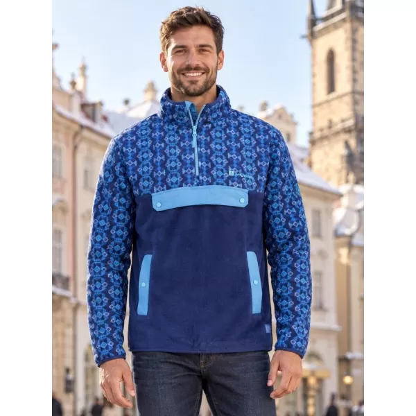  Fleece-Sweatshirt für Herren ALTISPORT GARM BLAU 