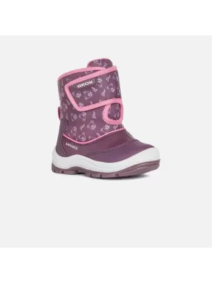 Stiefeletten für Mädchen GEOX FLANFIL ABX ROSA