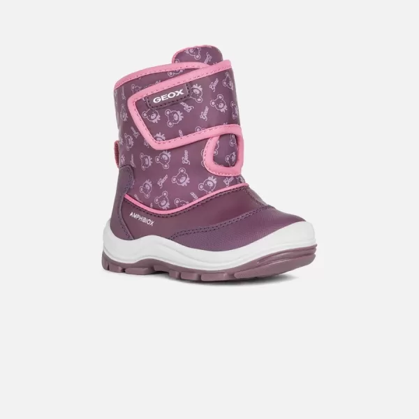  Stiefeletten für Mädchen GEOX FLANFIL ABX ROSA 