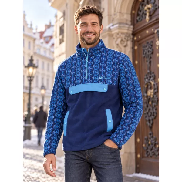  Fleece-Sweatshirt für Herren ALTISPORT GARM BLAU 