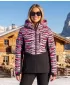 Winterjacke für Damen ALTISPORT GARDIN SCHWARZ/ROSA