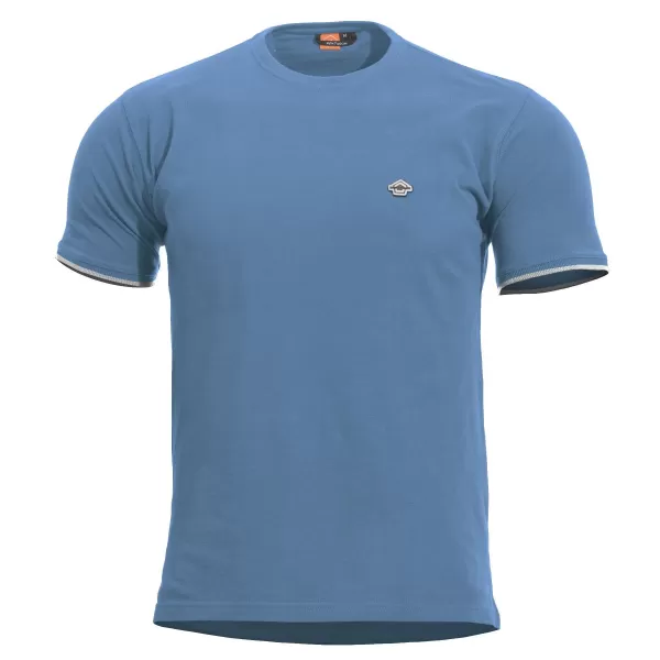  T-Shirt PENTAGON LEVANTES CREWNECK STRIPES K09026 MORGENBLAU 