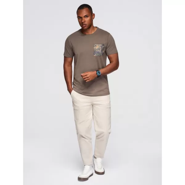  Hemd OMBRE OM-TSPT-0227 DUNKLE OLIVE 