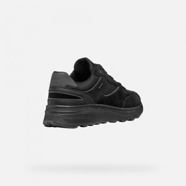 Herren-Sneaker GEOX SPHERICA ACTIF X1 G006837 SCHWARZ 