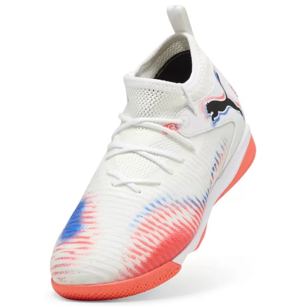  Babyschuhe PUMA FUTURE 8 MATCH IT + MID JR 10861701 WHITE/ WEIß/PUMA SCHWARZ/ROT LEUCHTEND 