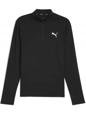 Sport-T-Shirt PUMA RUN CLOUDSPUN 1/4 ZIP 52499201 PUMA SCHWARZ