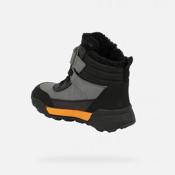  Winterstiefel für Jungen GEOX TREKKYUP B ABX J46MBE0MEMSC0036 SCHWARZ 