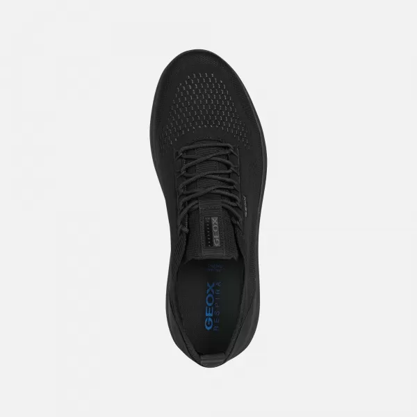  Herren-Sneaker GEOX SPHERICA G002564 SCHWARZ 