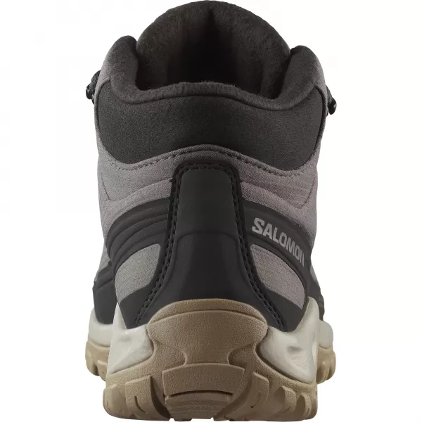  Damenschuhe SALOMON SHELTER WATERPROOF W PFLAUMENKÄTZCHEN/PHANTOM/DESSERTBRAUN 