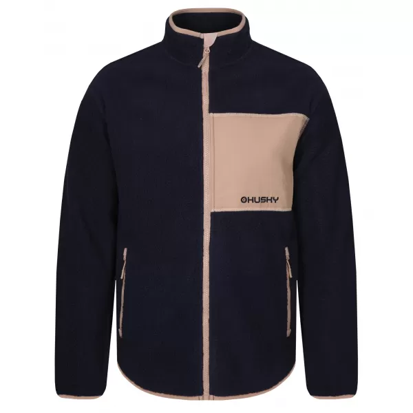  Herren-Sweatshirt HUSKY ADDY ZIP M DUNKELBLAU 