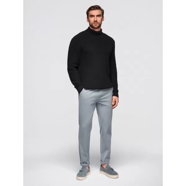  Herrenpullover OMBRE OM-SWTN-0162 SCHWARZ 