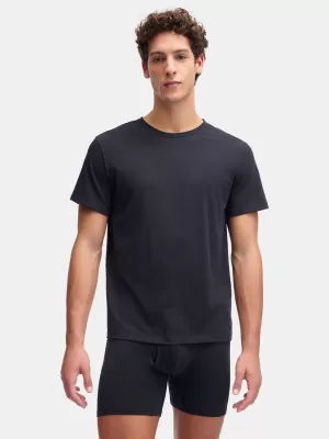 Herren-T-Shirt UNDER ARMOUR M UA PERF COTTON CREW NECK-2PK 6007621-001 SCHWARZ