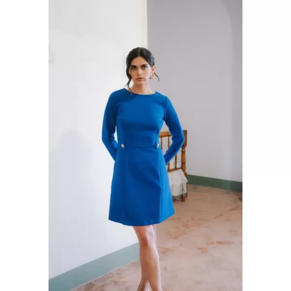  Kleid STYLOVE S419 KÖNIGSBLAU 
