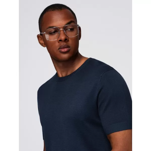  Herrenhemd OMBRE OM-TSCT-0252 MARINEBLAU 