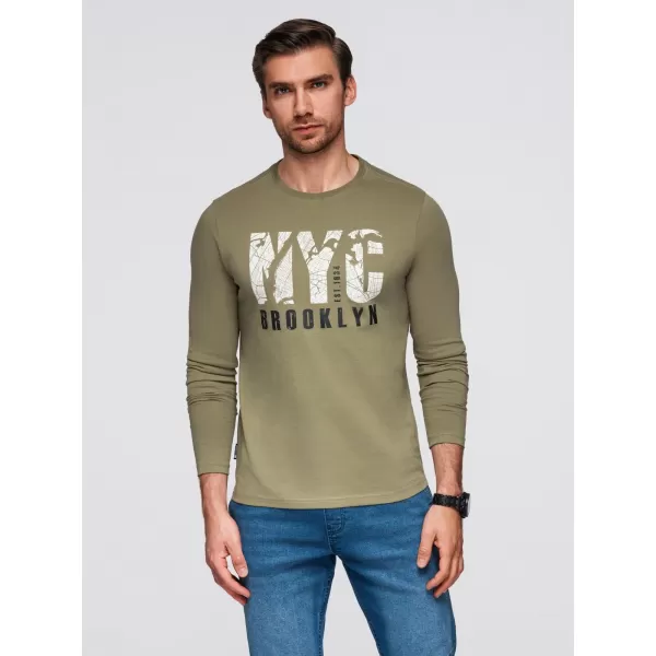  Hemd OMBRE OM-LSPT-0131 OLIVE 