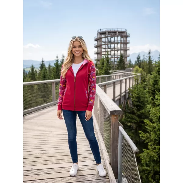  Damen-Sweatshirt ALTISPORT GALAH BURGUND 